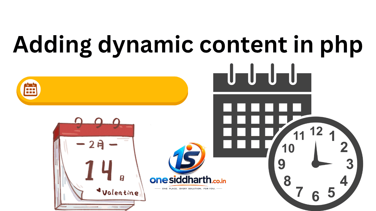 Adding dynamic content in php