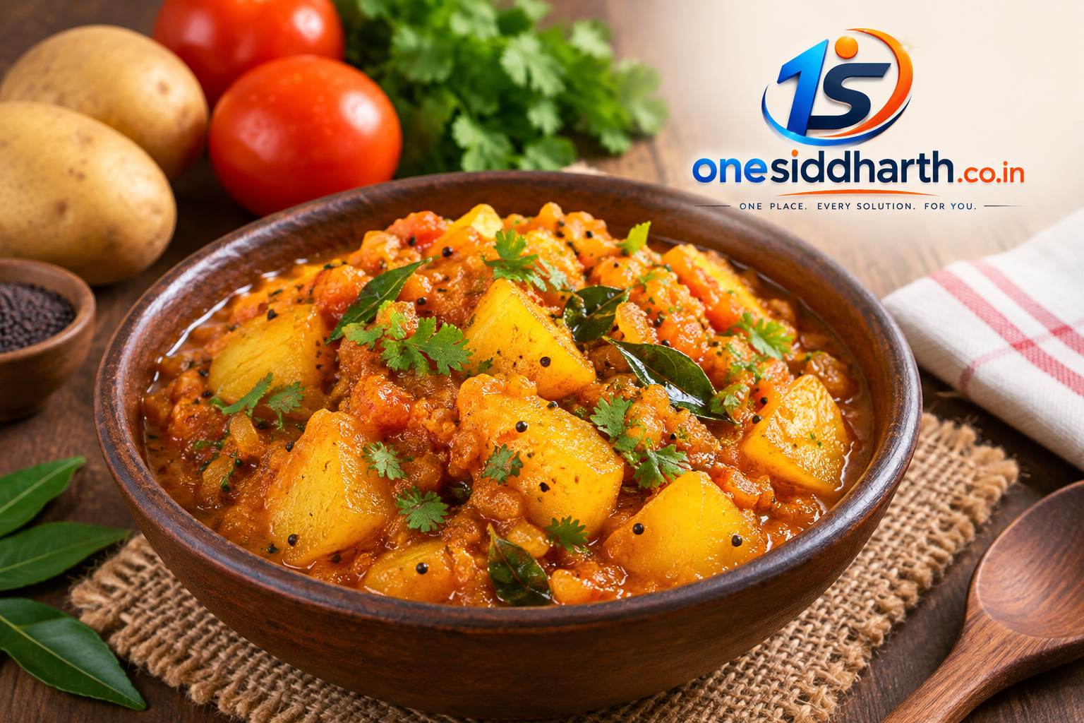 Village style aloo curry recipe